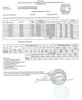 Сертификат Сертификат на Труба профильная 40х25х2 мм