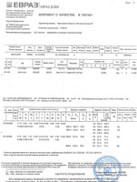 Сертификат Сертификат на Швеллер 10 П