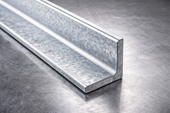 Гальванизированный стальной уголок неравнополочного сечения