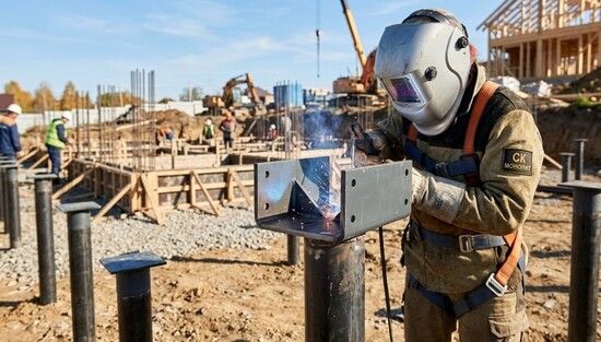 Оголовки свай для фундамента