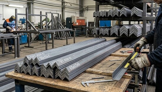 Стальной уголок для рам и опор